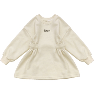 女童春装连衣裙2026新款洋气时髦女宝宝儿童裙子春秋款女孩公主裙