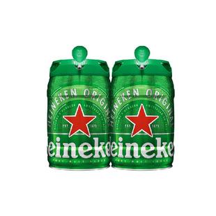Heineken/喜力经典5L*2桶装铁金刚荷兰原装进口精酿全麦酿造啤酒