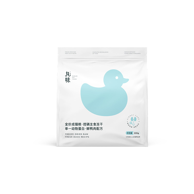 【双11预售】猫粮主食低磷呵护鸭肉配方成幼猫用双拼鲜鸡鸭冻干粮