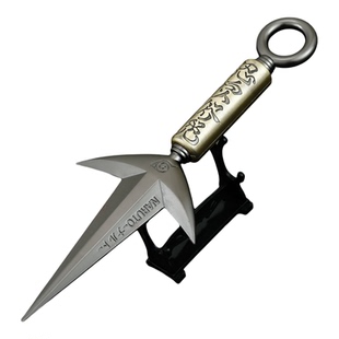 飞雷神苦无水门1比1模型合金摆件火影动漫周边四代目男孩耍帅玩具