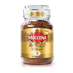 摩可纳moccona中度烘焙5号冻干纯冰美式速溶8号10号黑咖啡400g