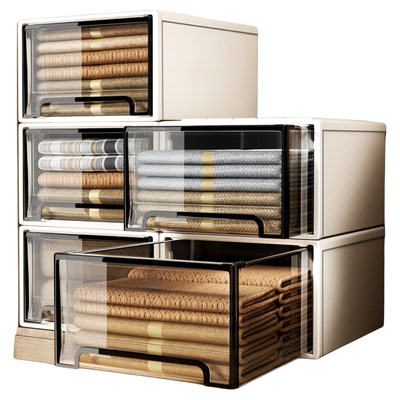 日本衣柜收纳盒家用抽屉式收纳箱