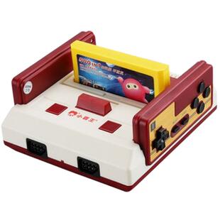 正品小霸王游戏机D99高清4K双人怀旧复古电视插卡黄卡FC任天堂