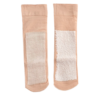 永春天鹅绒短袜中厚不透肤黑色丝袜女春秋冬保暖防滑棉底配皮鞋穿