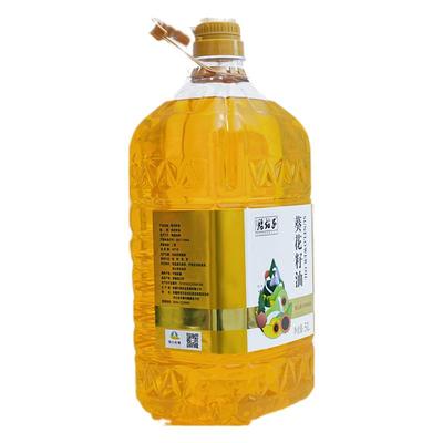 腰站子新疆葵花油压榨葵花籽油植物油食用油家用大桶5升