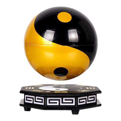 太极能量球磁悬浮旋转太极球摆件