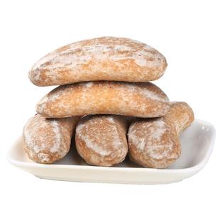 俄罗斯进口香蕉味光头饼怀旧饼干黑麦450g早餐斯拉贡巧克力食品