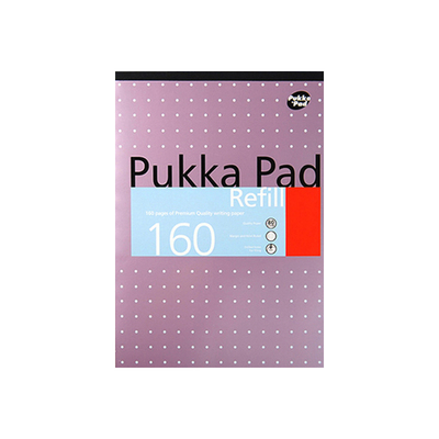 英国Pukka可撕A4方格横线拍纸本