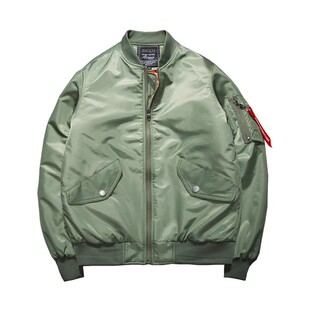 秋冬加棉加厚刺绣空军ma1飞行员夹克韩版宽松男女情侣棒球服外套