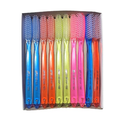 新长命洁净793大头超特硬毛牙刷