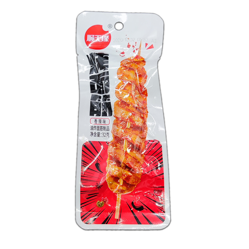 烤面筋顺天缘香辣手撕素肉