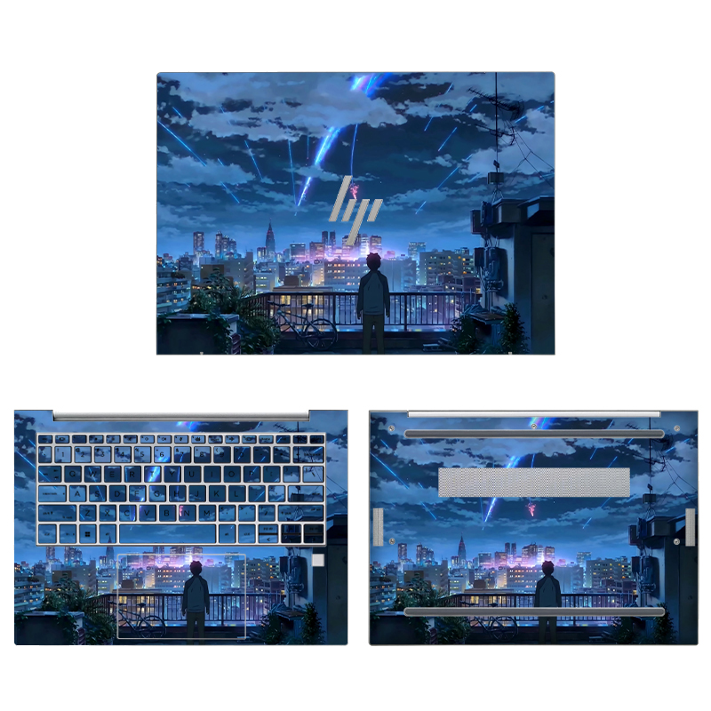 适用2023惠普战X14/13贴纸锐龙Elitebook 845 G10 G9战X15电脑16贴纸855 G8笔记本7炫彩图案定制机身保护贴膜