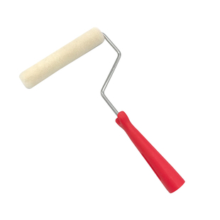 乳胶漆油漆滚筒4寸施工工具超细腻澳洲全羊毛滚筒艺术漆滚筒2/3寸