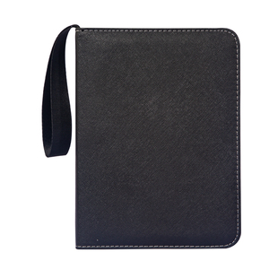 纯色纯黑卡册九宫格大容量活页拉链卡片卡牌邮票电影票集卡收藏册