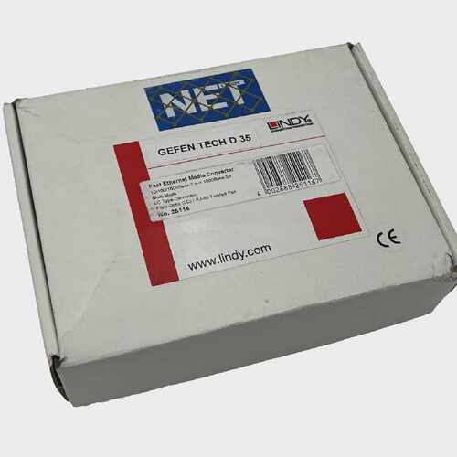 LINDY 25116 Gigabit Ethernet Media Converter 10/100/1000Base