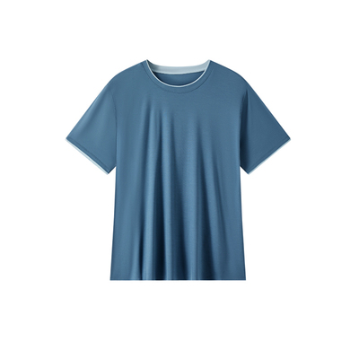 曼妮芬MW1男士睡衣夏季短袖家居服可外穿休闲凉感T恤短裤40310162