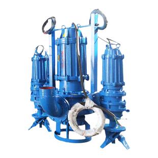 潜水渣浆泵搅拌耐磨ZJQ鱼塘淤泥河底抽沙NSQ泥浆泵大流量吸沙泵