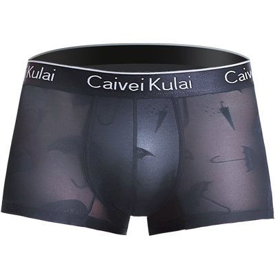 冰丝网纱透气性感男神内裤