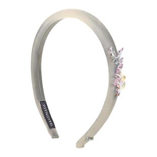 Cercoo/奢蔻晶璃青雅仿真丝缎通勤百搭高颅顶发箍头箍高级感外出