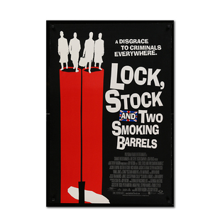 两杆大烟枪电影海报杰森斯坦森剧照装饰画客厅艺术挂画宿舍墙贴