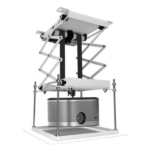 QSY千色语投影仪电动吊架家用/办公天花内嵌隐藏式电动投影仪吊架投影仪遥控升降支架