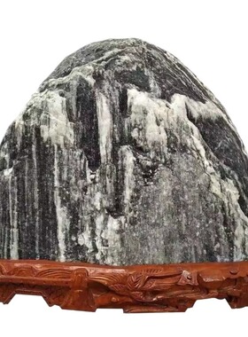 正宗泰山石敢当天然原石摆件补靠山石家用客厅室内外摆件镇宅补角