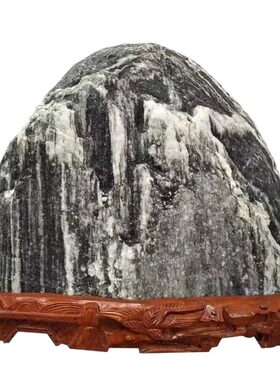 泰山石敢当天然原石摆件补靠山石家用客厅镇宅补角玄关桌面摆放