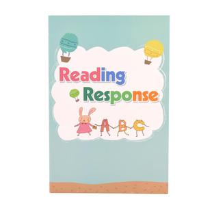 昕果a5英语阅读摘记本英文读书记录本小学生英语记录卡少儿reading response低段英语单词好句日积月累摘抄本