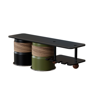 沃卫牙杯架卫生间洗漱台磁吸倒挂漱口杯架免打孔牙刷杯收纳置物架