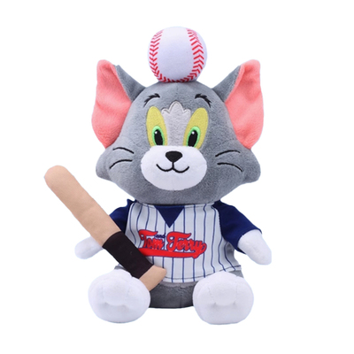 猫和老鼠正版周边Tom and Jerry毛绒公仔摆件运动系列装饰玩偶