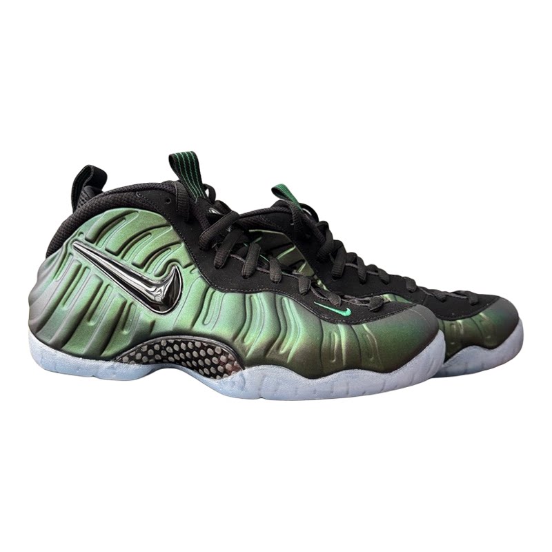 耐克男子Air Foamposite绿泡喷训练运动缓震中帮篮球鞋HF0794-300