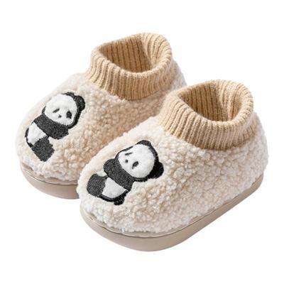 猪爸爸2025新款可爱熊猫儿童棉鞋