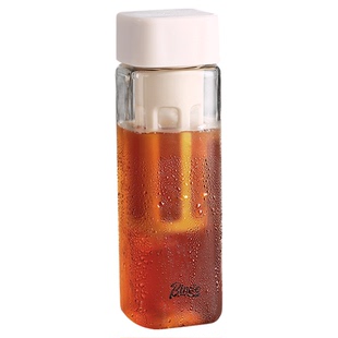 Bincoo咖啡冷萃壶冷泡茶壶便携式手提咖啡杯tritan材质随行冷萃杯