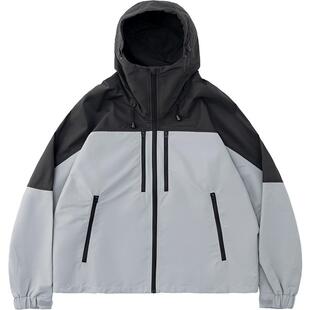 BENPANDA 冲锋衣2025新款Teflon三防户外男外套撞色春秋防风夹克