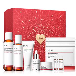 【38立即抢购】DR.WU达尔肤抛光美白水乳护肤品套装礼盒乳液焕肤