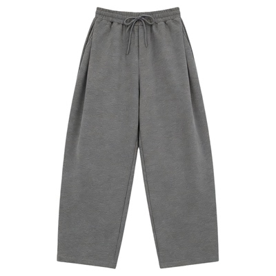 INKNOTS慵懒复古加绒弯刀卫裤