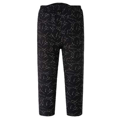 厚款莫代尔保暖棉裤女高腰深裆