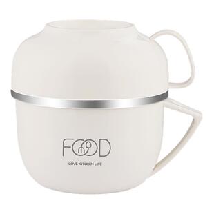 304不锈钢保温饭盒上班族大容量泡面碗学生专用快餐杯食堂打饭碗