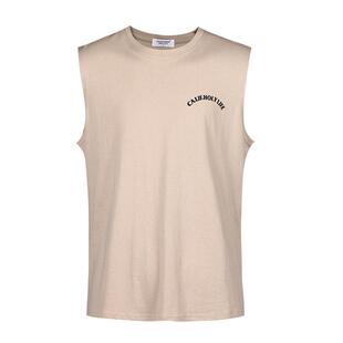 TOMATOPAPA夏季原创新款夏威夷坎肩字母背心男运动健身无袖T恤潮