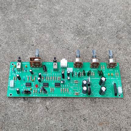 功放前置板前置调音板 前级音调板4558D发烧级成品前级前置放