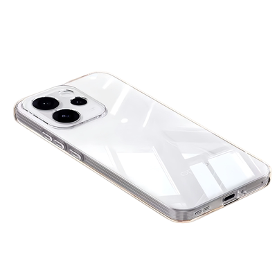 冰晶透明壳柚格适用opporeno15手机壳超薄Reno14pro新款13防摔12全包边11不易10软壳裸机9保护套散热镜头手感