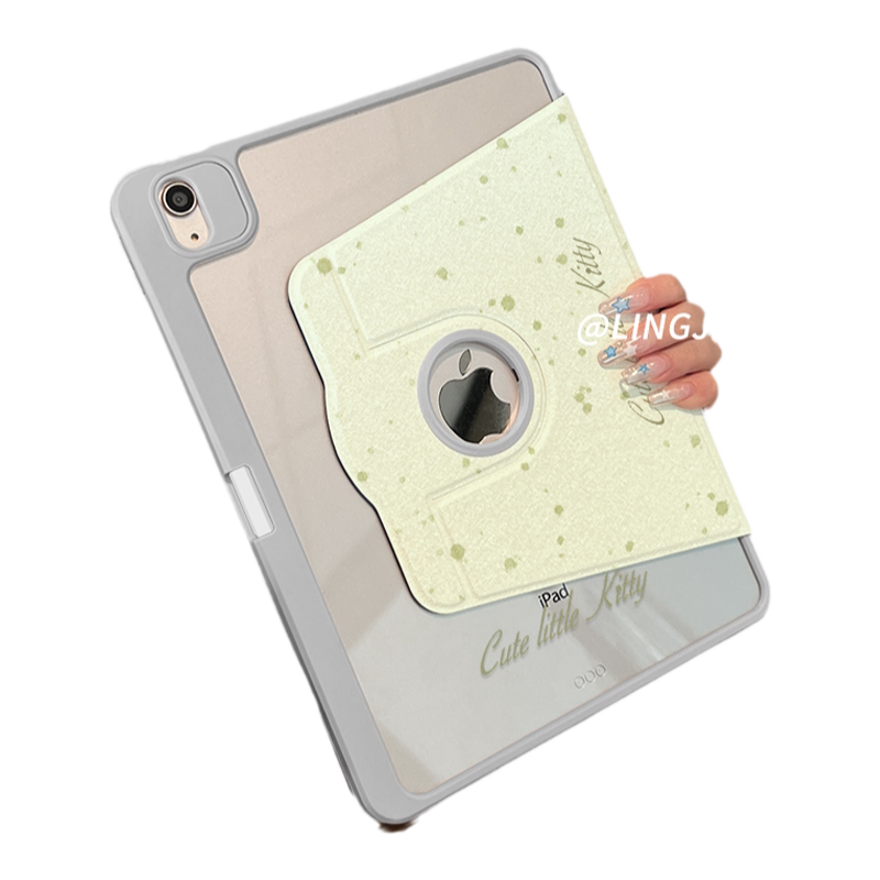 适用于ipad露标旋转亚克力保护壳