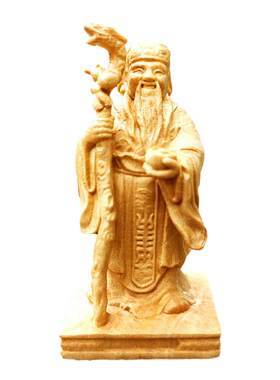 木雕福德正神土地爷迷你佛像摆件
