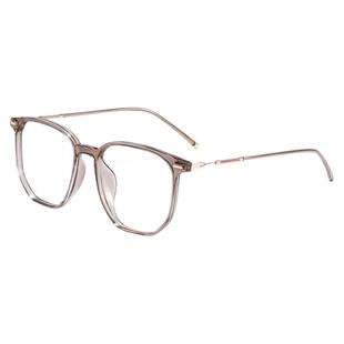 AHT防蓝光眼镜女抗辐射紫外线电脑手机眼睛飞秒术后护目镜冷茶色