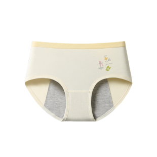 女童生理期专用内裤女初中生少女安心裤儿童月经女孩姨妈防漏安睡