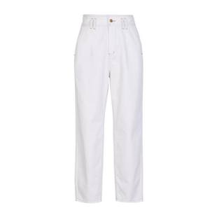 婉甸2025云白色丹宁长裤百搭风牛仔裤1241X07RX3