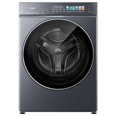 [云溪5.0高配版 D3]海尔新品滚筒洗衣机全自动超薄12KG大容量洗烘