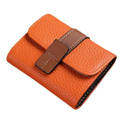 复古撞色小款多卡位卡包