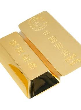 仿真金砖铜梯形银行展示投资样品