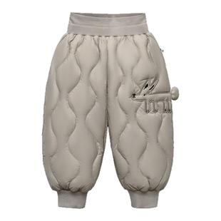 【三防羽绒裤】迷你巴拉巴拉男女童裤子冬厚宝宝护肚保暖婴儿长裤
